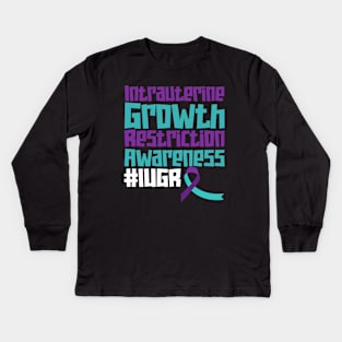 IUGR Awareness Day – March Kids Long Sleeve T-Shirt